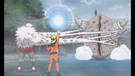 Naruto Uses Giant Rasengan For The First Time Youtube
