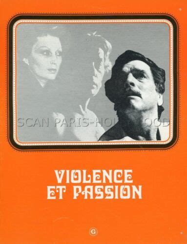 Burt Lancaster Helmut Berger Violence Et Passion Visconti 1974 Rare