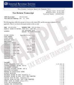 How To Get A Tax Return Transcript In 10 Minutes - Shared Economy Tax