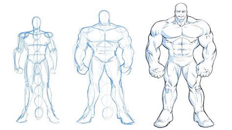 How To Draw Comic Book Characters Body Delila Mares