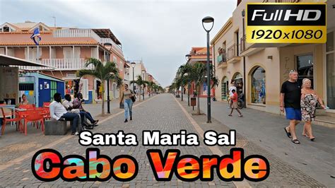 Cabo Verde Santa Maria Sal Virtual Walk Feb12 2022 Youtube