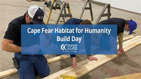Cape Fear Habitat For Humanity Build Day Youtube
