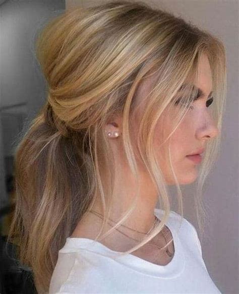 42 Quick And Easy Messy Ponytail Hairstyles For 2023