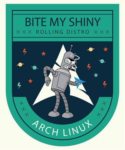 3840x2160 Resolution Robot Character Illustration Linux Archlinux