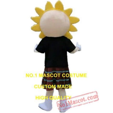 Sunflower Mascot Costume