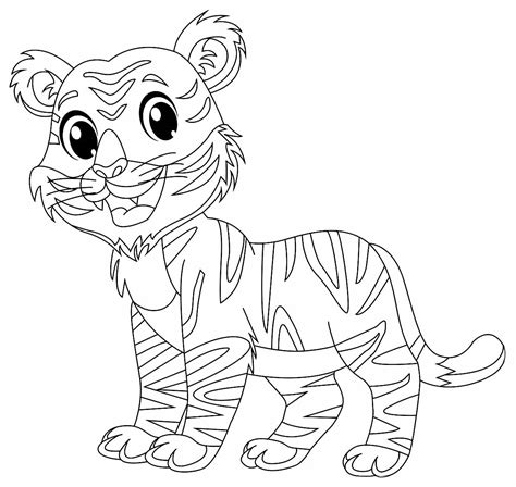 Desenhos De Tigre Para Colorir E Imprimir Aprender A Desenhar