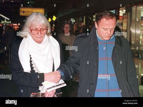 Stan And Ann Mclauchlan At Heathrow Airport Today Saturday Before