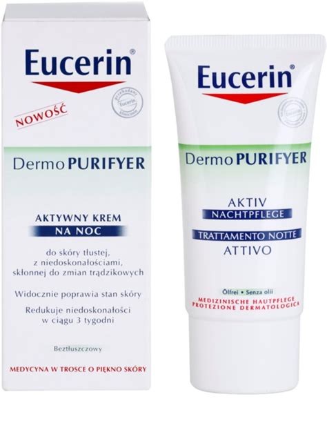 Eucerin Dermo Purifyer Moisturizing Night Cream For Oily And