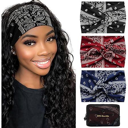 Amazon Com S N Remille Wide Boho Headbands For Women Extra Large