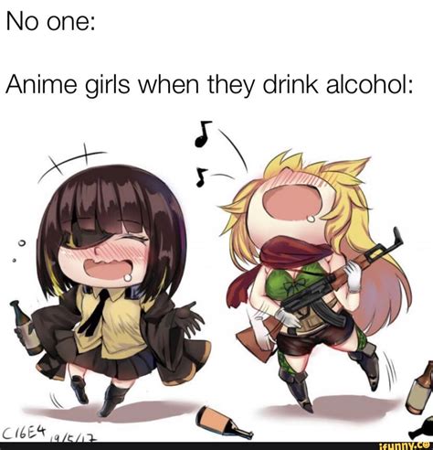 Anime Girls When They Drink Alcohol Ifunny
