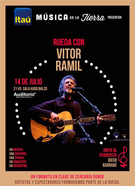 Ciclo Rueda Con Vitor Ramil Fundación Itaú Uruguay