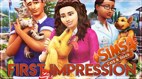 Trailer Reviewfirst Impression The Sims 4 Cats And Dogs Plumbob