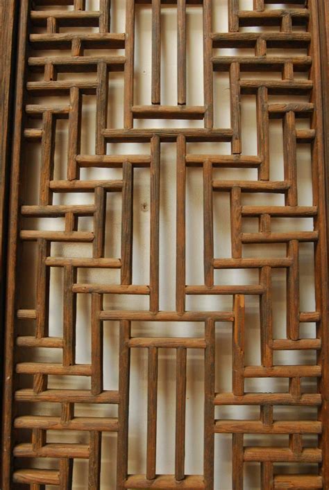 Set Of Four Chinese Lattice Panel Doors For Sale At 1stdibs