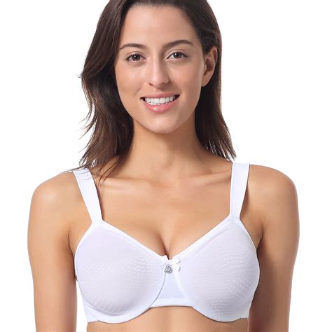 Womens See Through Minimizer Bra Plus Size Support Underwired Daily