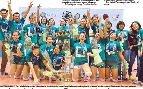 Lady Archers Sweep Eagles Retain Volley Crown Pressreader