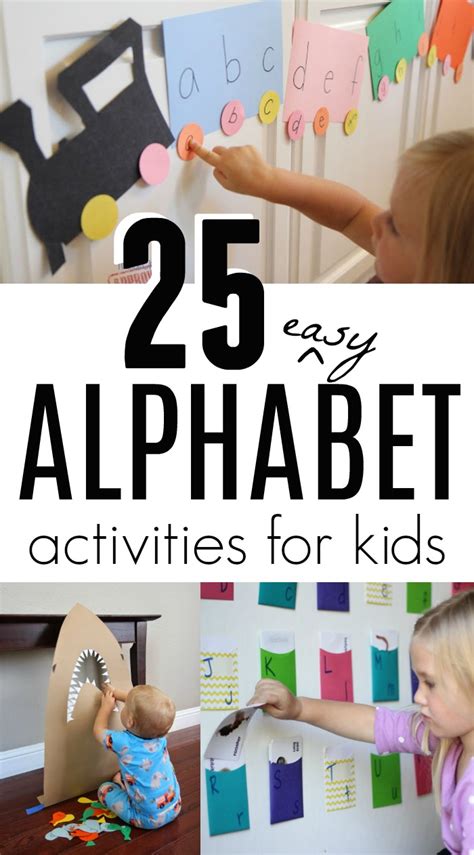 Toddler Approved 25 Simple Alphabet Activities For Kids