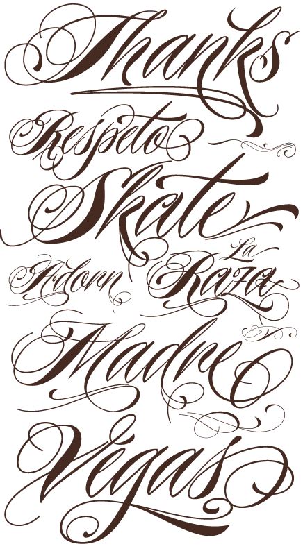 Bold, italic, cursive, etc.), then we can use them to emulate a. Choosing Tattoo: Tattoo Font Styles
