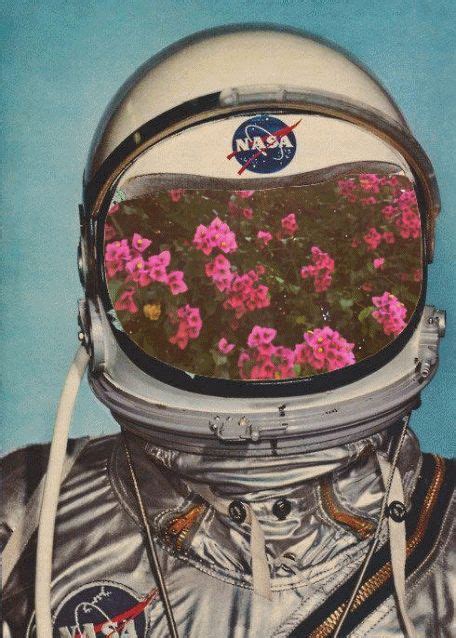 83 Best Flowers And Astronauts Images In 2020 Astronaut Art Space