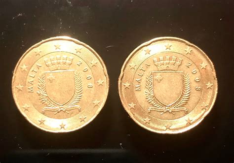 Euro Coins Malta Etsy Seller Unique Items Products Handmade Items