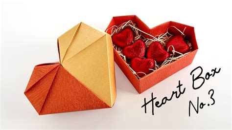 折り紙ハートボックス3 ♥️ Origami Heart Box 3 日本語音声 Youtube