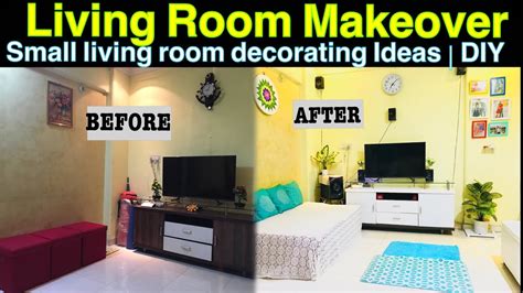 Small Living Room Decoration Ideas Diy Makeover Part 1