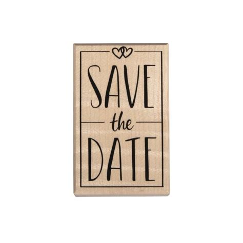 Stempel Save The Date 5x8cm 1234