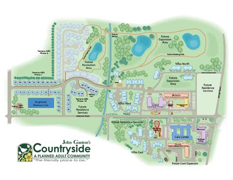 Campus Map John Gantons Countryside Retirement Community