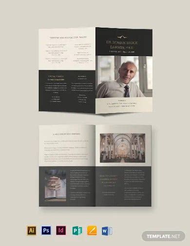 11 Funeral Booklet Templates In Psd Word Pdf Id Publisher Pages