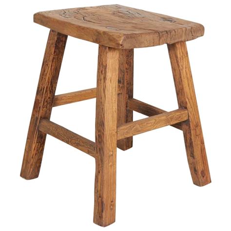 Tall Rustic Stool Or Side Table For Sale At 1stdibs