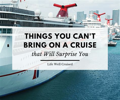 Top 9 What Are Things You Cannot Bring On A Cruise 2022