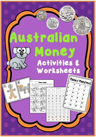 Australian Money Activities And Worksheets Reaching Teachers Money