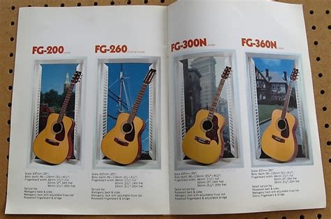 Yamaha Acoustic Guitar Catalogs 70s Reverb
