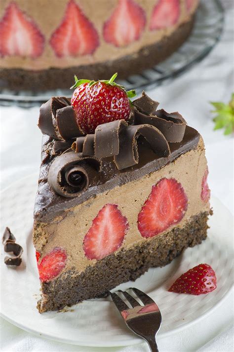 Strawberry Chocolate Cake Chocolate Dessert Recipes Omg Chocolate Desserts