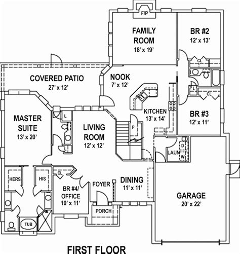 7 Bedroom House Floor Plans House Plans