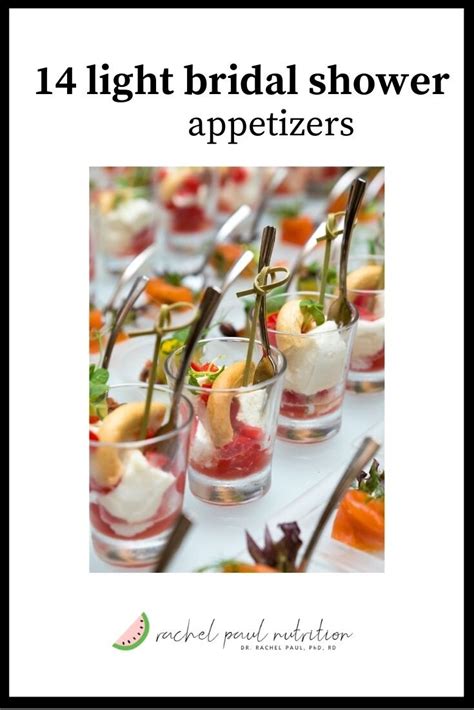 All Nutritionist Approved 14 Light Bridal Shower Appetizers