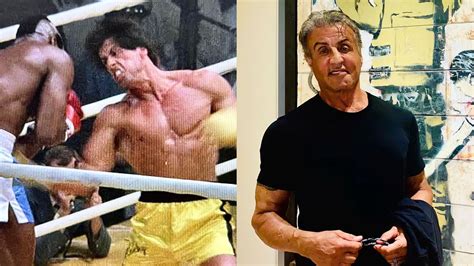 Video Sylvester Stallone Shares Rare Behind The Scenes Footage From