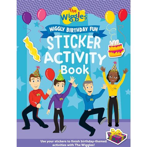 The Wiggles Wiggly Birthday Fun Sticker Activity Book Big W