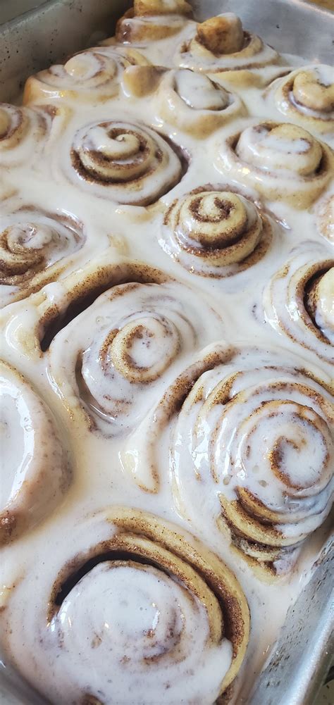 I Made Cinnamon Rolls From Scratch Using The Yeast White Bread Recipe