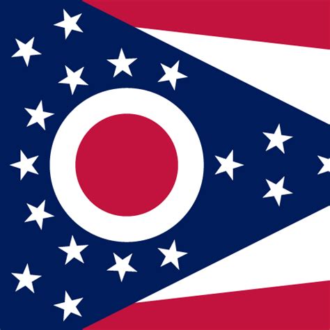 Vector Country Flag Of Ohio Square Vector Countries Flags Of The World