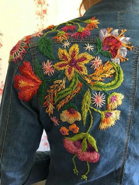 Embroidery Flowers Fashion Embellishments 50 Best Ideas Denim