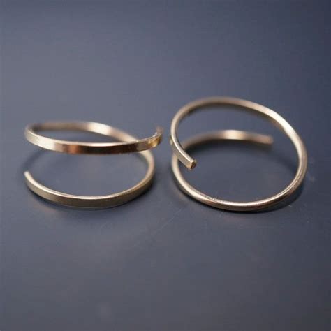 Tiny 18g Hoop Earrings 18 Gauge Gold Conch Earring Etsy Ear Jewelry