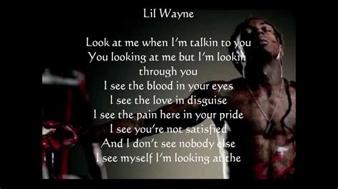 Mirror Lil Wayne Ft Bruno Mars Lyrics Youtube
