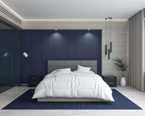 10 Elegant Dark Blue Accent Wall Ideas Bring Elegant Drama To Your