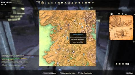 Eso Hews Bane Treasure Map 1 Vector U S Map