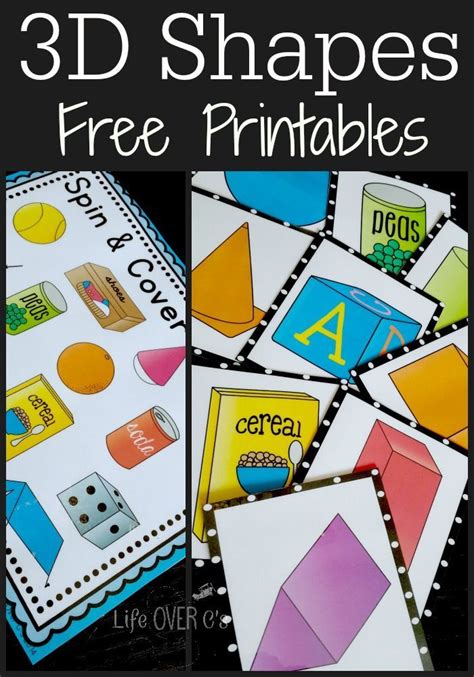Most Popular Teaching Resources 3d Shapes Free Printable Activities