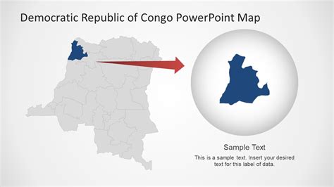 Editable Democratic Republic Of Congo Powerpoint Map Slidemodel
