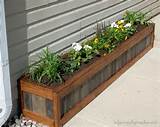 How To Make A Flower Box From Pallets Images