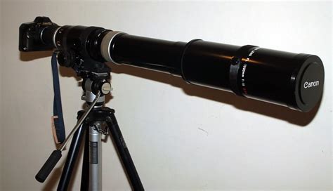 Canon 1200mm Fl F11 Ssc Super Telephoto Lens With Canon T90 Body A