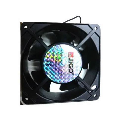 Black Jigo Panel Cooling Fan For Industrial Size 10 X 8 X 10 Cm At