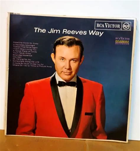 Jim Reeves The Jim Reeves Way Original 1965 Rca Victor Mono Vinyl Lp